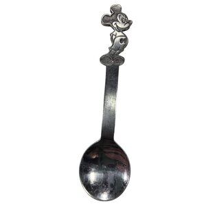 Vtg Walt Disney Mickey Mouse Stainless Steel Spoon By Bonny Japan